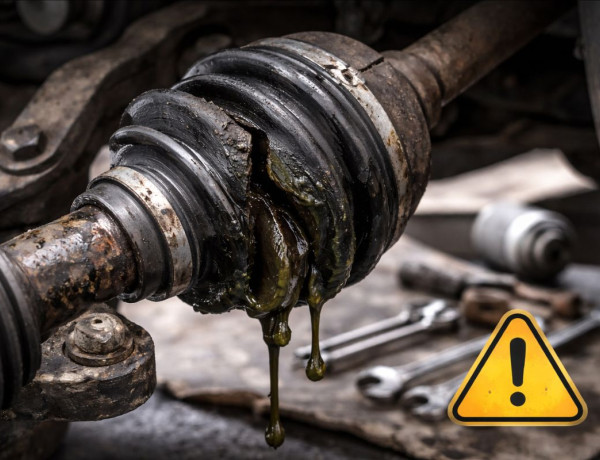 Soufflet de cardan fissuré_le joint en danger